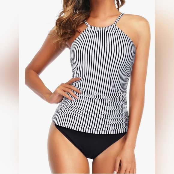 Tempt Me Two Piece Tankini #602 - Picture 1 of 10